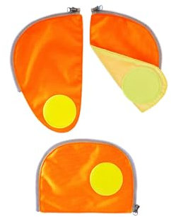 ergobag pack Seitentaschen Zip Set Sichtbarkeits-Set cubo und cubo light gekauft vor Oktober 2019 Set 3-teilig Orange