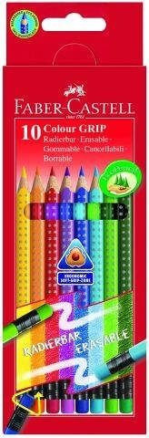 Farbstiftetui Radierbar Grip FABER CASTELL 116613 10ST