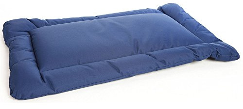 P & L Superior Pet Beds Heavy Duty Waterproof Rectangular Cushion Pad, Extra Large, 104 x 74 x 5 cm, Blue