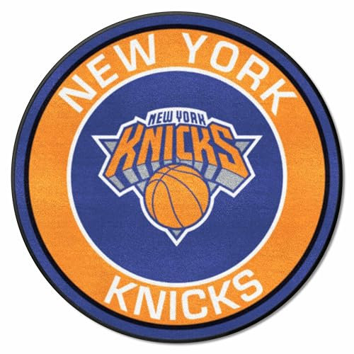 FANMATS 18845 New York Knicks Roundel Teppich, 68,6 cm Durchmesser