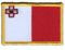 Aufnäher Patch Flagge Malta - 8 x 6 cm