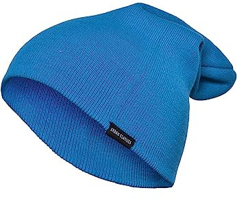 Urban Classics Unisex Strickmütze Long Beanie, Gr. One Size, Türkis (Turquoise 217)