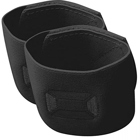 Stanno Stutzenhalter | Regulierbare Schienbeinschonerhalter für Damen und Herren (schwarz)
