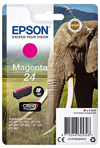 Epson 235M275 Original 24 Tinte Elefant (XP-750, XP-850, XP-950, XP-55, XP-760, XP-860, XP-960, XP-970), magenta