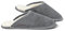 Fellhof Lammfell Hausschuh TRENDY Damen Herren Fell Pantoffeln für Winter & Sommer Hausschuhe aus ECHTEM Lammfell Naturprodukt atmungsaktiv (46/47 Grau)