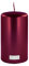 Fink Metallic Stumpenkerze, Paraffin, Dunkelrot, L. 8 cm, B. 8 cm, H. 15 cm