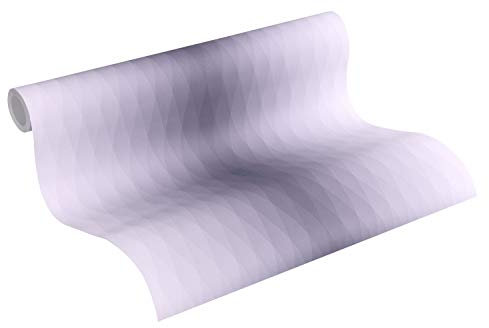 Esprit Vliestapete Evening Shade Tapete in 3D Optik geometrisch 10,05 m x 0,53 m lila Made in Germany 366763 36676-3