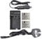 DSTE Lot de 2 batteries Li-ion NP-40 + chargeur de voiture DC29U pour appareil photo Fujifilm FinePix F810 F811 J50 V10 Z1 Z2 Z3 Z5fd comme Fujifilm NP40 NP-40N PENTAX D-Li85 RICOH D-LI8