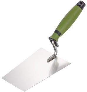 Colorus Profi Stuckateur-Kelle 180 mm – rostfreier Edelstahl – ergonomischer 2K Softgriff – für Putz, Gips, Beton & Spachtelarbeiten