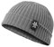 Manufaktur13 Heritage Docker Beanie - Dockermütze, Work Wear Dockercap, Fischermütze, Strickmütze, Vegan (M13) (Grey Storm)