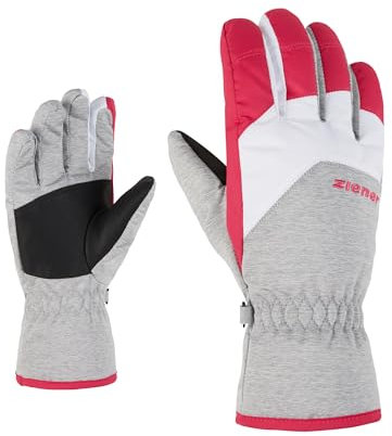 Ziener Kinder Lando Glove junior Ski-Handschuhe/Wintersport, light melange.pop pink, 6,5