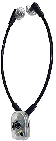Audimed Communicator 2 | Lightweight Assistive Listening Device, indoor and outdoor communication and sound amplification (Clear)