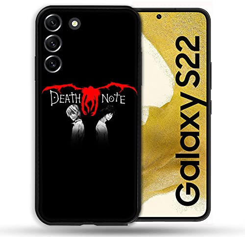 Schutzhülle für Samsung Galaxy S22, Manga Death Note, Schwarz