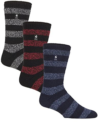 HEAT HOLDERS - 3 Pair Pack Multipack Mens Insulated Thermal Socks for Winter 611