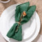 MLMW Weihnachtliche Stoffservietten, Set mit 10 Stück, Leinen, waschbar, 41 x 41 cm, für Hochzeit, Party, Babyparty, Brautparty, Garten, Party, Geburtstag, Tischdekorationen