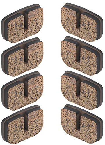 AHL 4 Paar Fahrrad Scheibenbremsbeläge bremsbeläge Fahrrad für Baja Doodlebug 97cc (Blitz, Dirt Bug, Racer) 2.8 Horsepower Mini Bike / 47cc 49cc Mini Kids Pit Quad Dirt Pocket Bike ATV Buggy Scooter