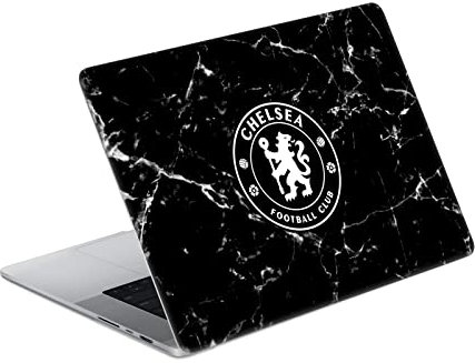 Head Case Designs Officially Licensed Chelsea Football Club Black Marble Various Logo Vinyl Sticker Skin Decal Cover Compatible With MacBook Pro 16 A2485