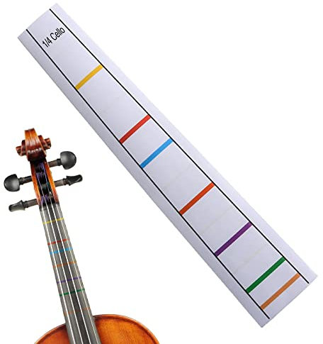 Cello Fret Finger Aufkleber - Fingerboard-Aufkleber für Übungstraining-Anfänger | Positionsaufkleber für Cello-Fingerführungen – Übungstraining für erwachsene Anfänger