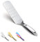 Evanda Spatule en métal BBQ, Spatules à crêpes en acier inoxydable, perforées, résistantes à la chaleur et non fondantes, idéales pour barbecue en plein air, teppanyaki, camping