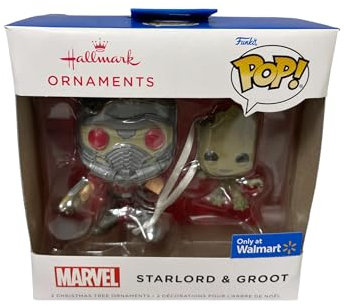 Starlord & Groot Funko POP! Resin Christmas Ornament - Exclusive