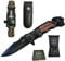 SURVIWORLD be ready! Kit de Survie Militaire | Couteau Pliant de Poche + Bracelet Allume feu Boussole + Etui Cuir | Kit de Survie Lame en Acier Inoxydable | Cadeau Kohlanta