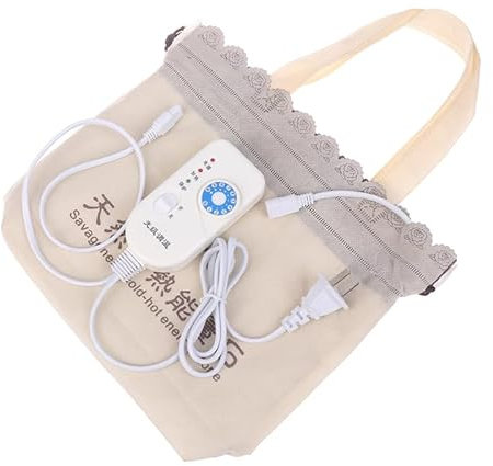 Tefexer Portable Massage Stone Warmer -Digital Controller Stone Heating Bag, Electric Spa Hot Stone Massager and Heater for Body Relax
