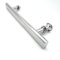 ZAMETTER 304 Stainless Steel Bathroom Shower Door Handle Bathroom Sliding Door Handle Shower Door F Type Pull Handle Replacement