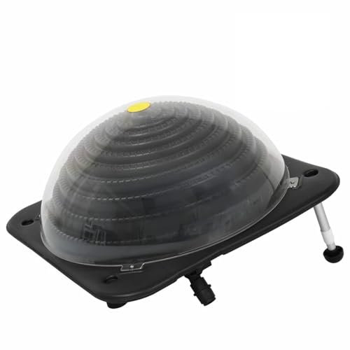 qohoio Solar Pool Heaters 5 pcs 75x75x36 cm HDPE Aluminium,Solar Dome Heater, U V-Proof Pool Warmer for Swimming Pool Above Ground, Single Unit Water Heater with Hose Connectors, Outdoor Solar Heater