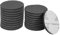 sourcing map 20pcs Scrubber Scouring Pads 1200 Grits 5 Inch Drill Power Brush Hoop and Loop Surface Conditioning Disc Drill Scuffing Disc Scrub Pads for Home Kitchen Cleaning, Light Grey