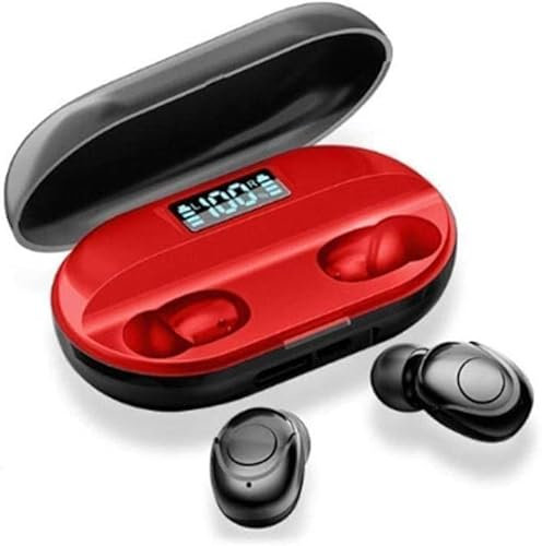 JOASIS Wireless Headsets Bluetooth Headphones Subwoofer Wireless Earbuds in-Ear Stereo Bluetooth Earphone with Charging Case