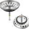 Spülbecken Siebkörbchen, 1 Pack, Ø 79 Mm Siebkorb,Siebkörbchen Abflussstopfen Edelstahl Waschbeckenstöpsel Waschbeckensieb, Ersatzteil Für Küchenspülen, Küchenabflusssieb,Für Franke Spüle Ersatzteile
