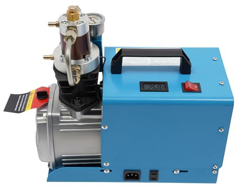 vinnyooc Compressore d'aria ad alta pressione pompa ad aria compressa elettrica 30 MPa 1800W PCP per bottiglia di gonfiaggio gonfiatore, Immersione Bottiglie