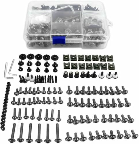 zhyubnd Kit de Vis de Carénage de Moto de Pare-Brise de Boulons pour Yamaha T-Max 500 2004-2011 TMax 530 2013 2014 2015 2016 Pièces de Rechange pour Outils à vis