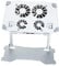 CIYODO 4 Adjustable Laptop Stand with Silent Motor Cooling Fans Ergonomic Height Adjustable Support for Tablets Laptops Slip Pads Rotation for Comfortable Use