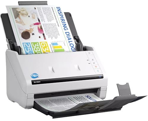 SIMPLETEK - Professioneller Duplex-Scanner für Farbdokumente, USB 3.0, ADF 50 Blatt, beidseitiges Scannen bis zu 35 S./Min. (Refurbished)