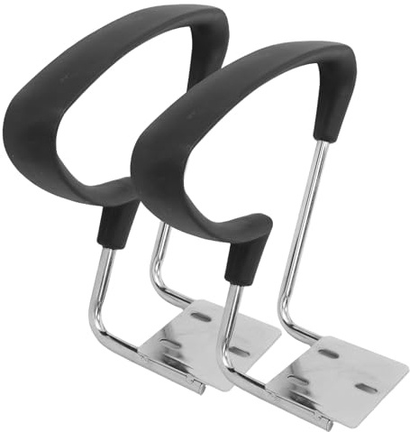 BCOATH 2 Pezzi Replacement Arms for Office Chairs Plastic Armrest Rings Fit for Desk And Gaming Chairs Easy Installation
