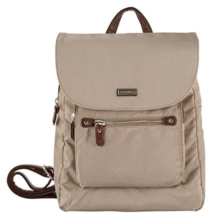 TOM TAILOR Rina Damen City Rucksack Backpack, 8 L Beige
