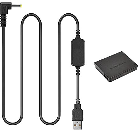 5V USB Cable ACK-DC40 + DR-40 DC Coupler NB-6L Dummy Battery for Canon S90 S95 SX530 SX600 SX610 SX700 SX710