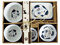 Watenkliy Service de table à sushi japonais en porcelaine 6 pièces (style 1)