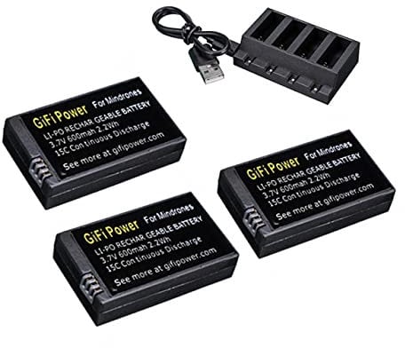 zmigrapddn Cost-effective 3.7V 600mAh Rechargeable Battery and charger Compatible with Parrot Compatible with Mini Drones Mambo Jumping Sumo and Rolling Spider (Color : Yellow, Size : China)