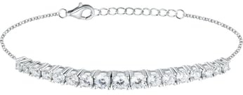 CHRIST Damen-Armband 925er Silber, recycelt Zirkonia