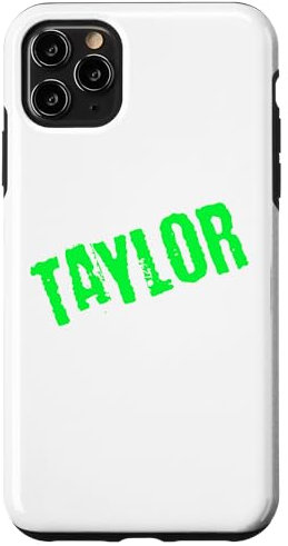 iPhone 11 Pro Max Neon Green Taylor Case
