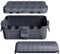 【2er Set】RESTMO große wasserdichte Kabelbox für den Außenbereich(32x22x13cm), gebündelt mit eine outdoor Kabelbox wasserdicht(29x11x7,5cm) für Verlängerungskabel, Schukostecker, Elektrowerkzeug, Grau