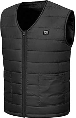 TYUIOP Heated Gilet for Men - Heated Gilet Men Vest Jacket for Cotton Suit Motorcycle Clothing Motorcycle Jackets Gilets Throw Blanket Heating