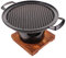 TOYANDONA Horno De Barbacoa Portátil Parrilla Eléctrica Rejilla De Madera Parrilla De Asar Sin Humo