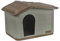 URBNLIVING Plastic Dog House for Small Medium Dogs, Durable Indoor Outdoor Pet Kennel Shelter, Easy Wipe Clean Surface, Air Ventilation, Lightweight, Portable, Weather-Resistant, 2 Sizes