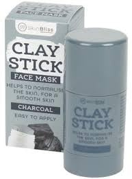 Charcoal Clay Stick Face Mask – Détox, Pores & Hydratation 30 g