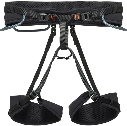Mammut Unisex Ophir 4 Slide 2.0 Klettergurt, Schwarz-Strata, M-XL