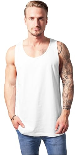 Urban Classics Jersey Big Tank Männer Tank-Top schwarz Basics, Streetwear