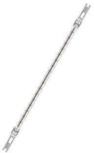 Osram ITT 3000/235–01y0 K Halotherm Serie ITT Halogen-Infrarot Lampe für Pet bilden, Farbe Trocknen, 3000 W, 235 V, 361.0 mm L x 12,0 mm Durchmesser, klar